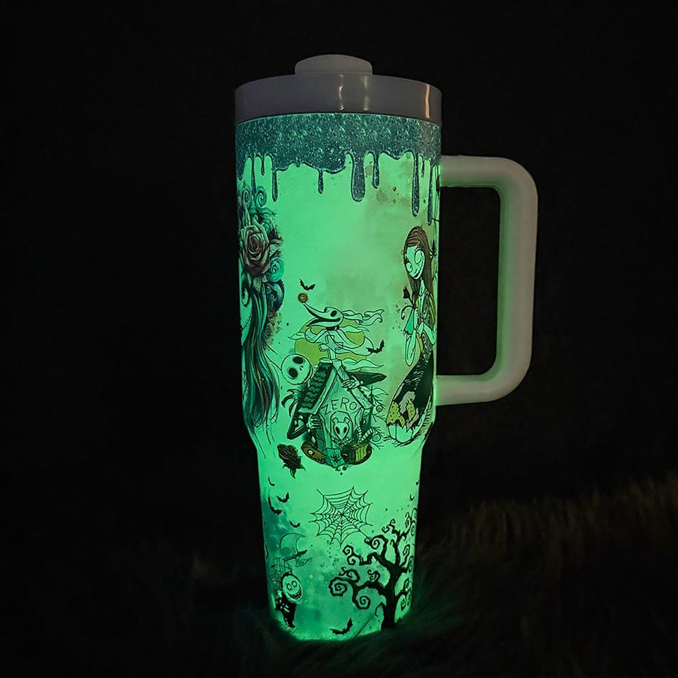Sally  x Jack Skellington 40 oz Tumbler.
