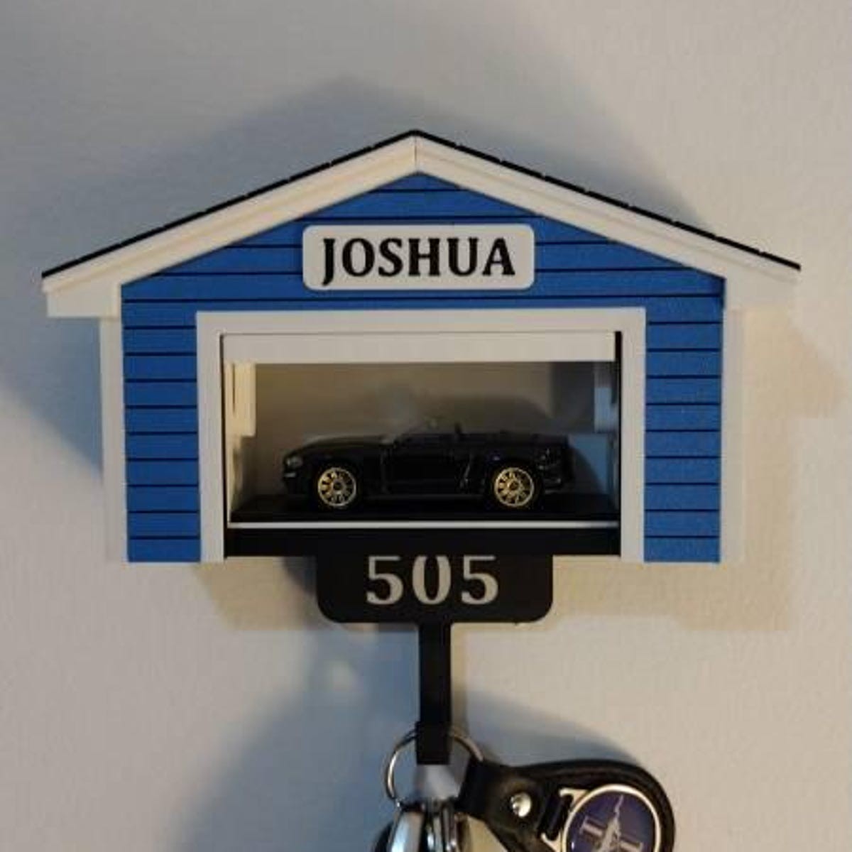 Key Holder with Garage Unique Valentine’s Day Gift for Car Lovers