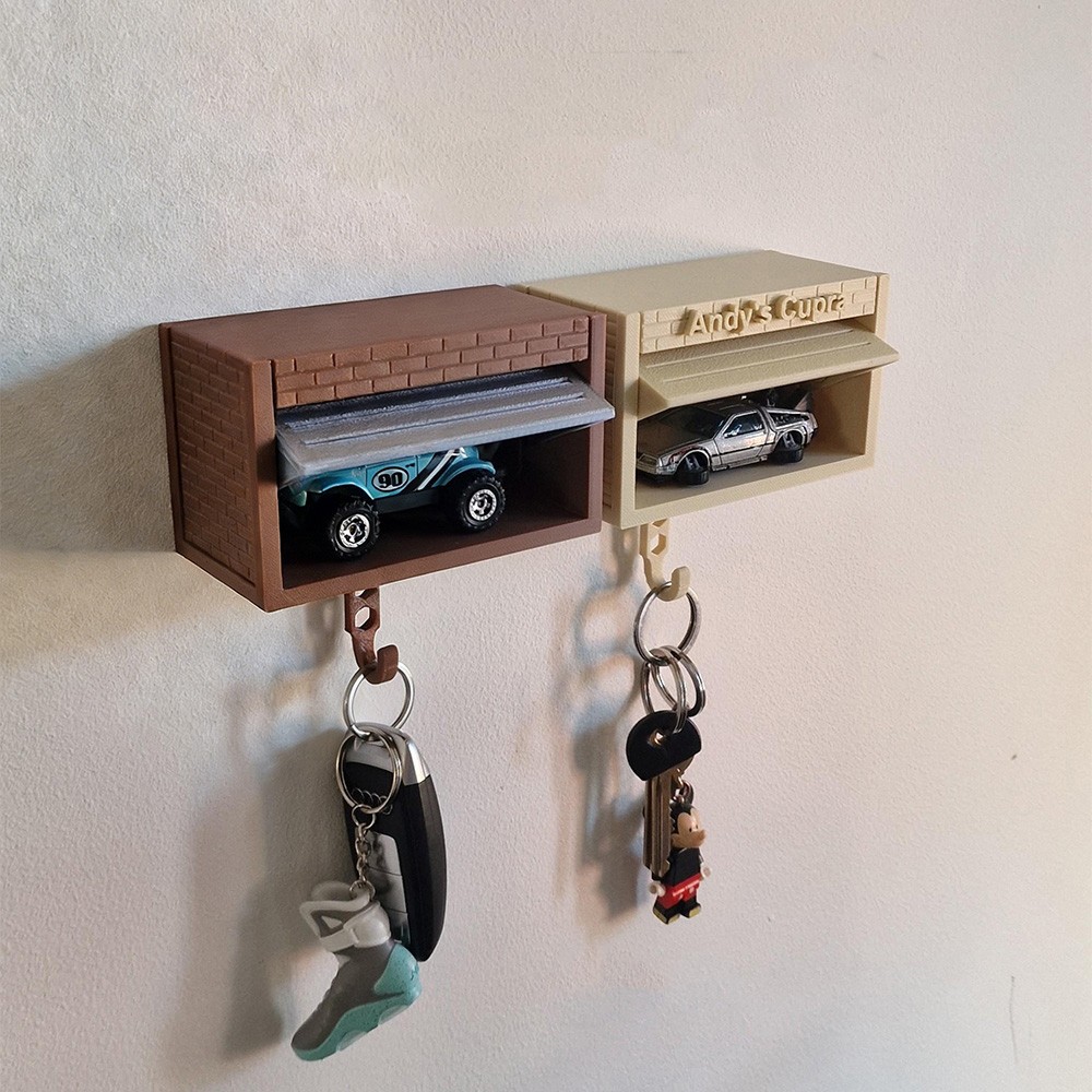 Custom Car Garage Key Hanger Unique Valentine’s Day Gift for Car Lovers