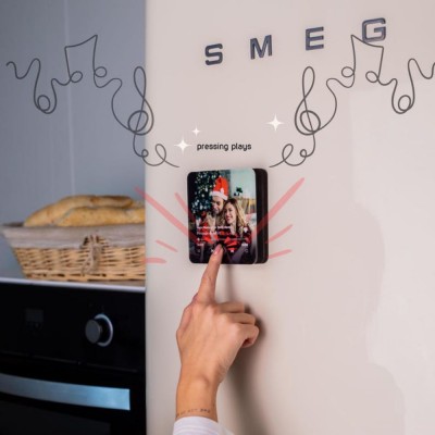 Personalized fridge magnet music album - plays custom song,Personalized Christmas Gifts.