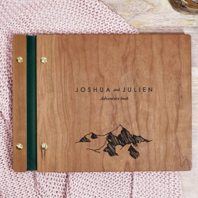Adventure Book Scrapbook Couples Gift for Boyfriend, Anniversary Gifts Couples, Valentines Day Gift for Him