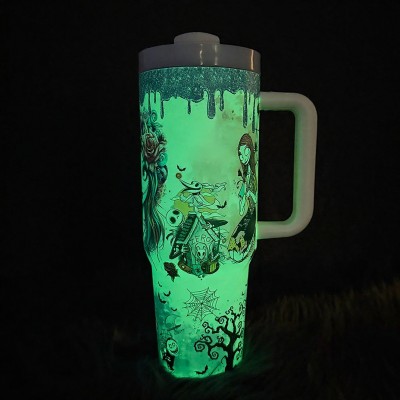 Sally  x Jack Skellington 40 oz Tumbler.