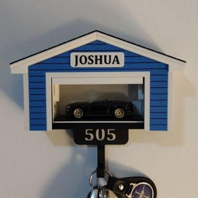 Key Holder with Garage Unique Valentine’s Day Gift for Car Lovers