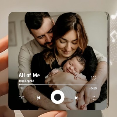 Personalized fridge magnet music album - plays custom song,Personalized Christmas Gifts.