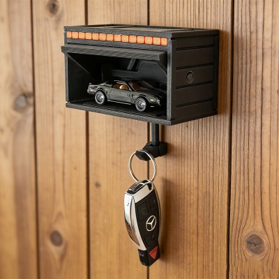 Garage Key Holder Unique Valentine’s Day Gift for Car Lovers