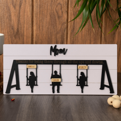 Personalized Swing Set Sign, Mother’s Day Swings.