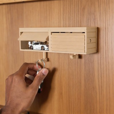 Custom 2 Car Garage Key Holder Unique Valentine’s Day Gift for Car Lovers